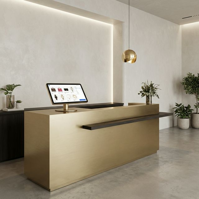 Модерна ПОС система в луксозен търговски обект от BillBG